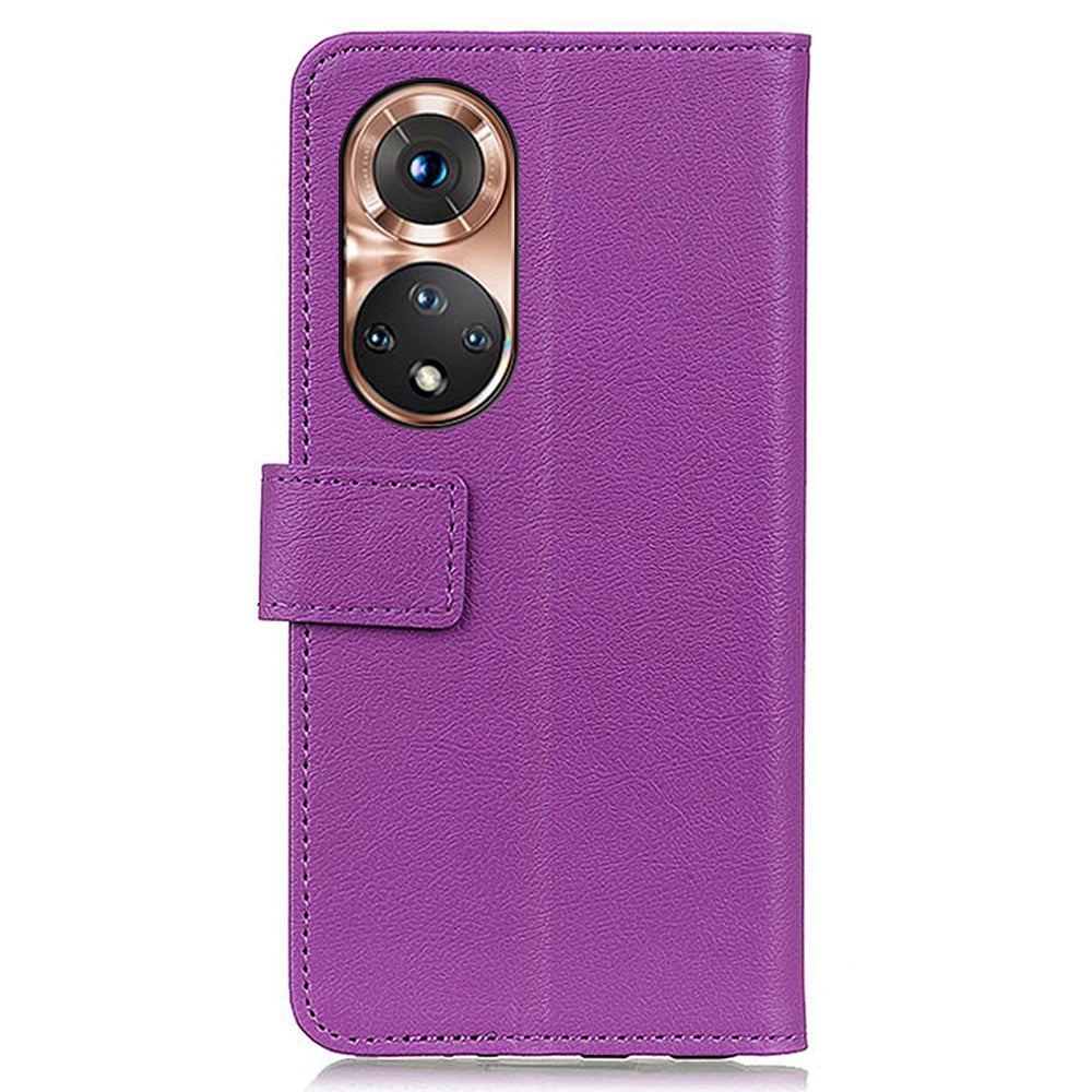 Full Protection PU Leather Wallet Stand Phone Case for Honor 50