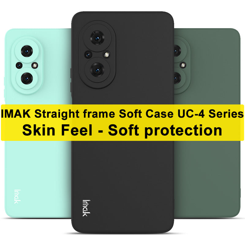 IMAK UC-4 Series Soft Protection Straight Frame Cell Phone TPU Case for Honor 50 SE
