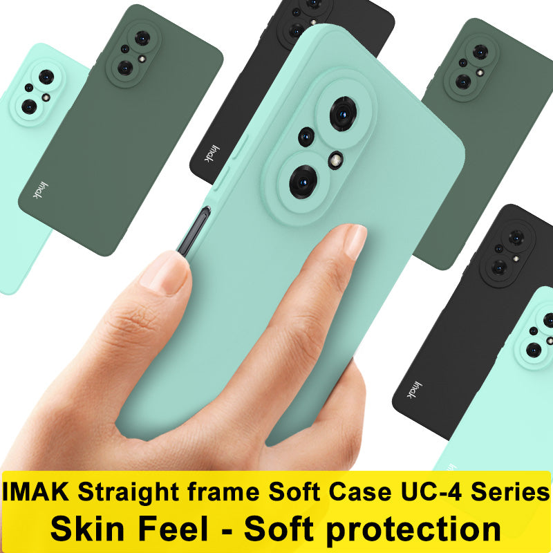 IMAK UC-4 Series Soft Protection Straight Frame Cell Phone TPU Case for Honor 50 SE