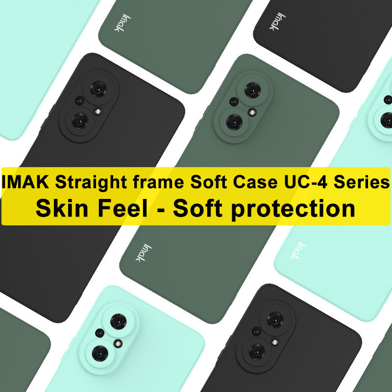 IMAK UC-4 Series Soft Protection Straight Frame Cell Phone TPU Case for Honor 50 SE
