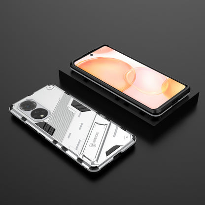 PC + TPU Hybrid Phone Case Shockproof Cover with Kickstand for Honor 50