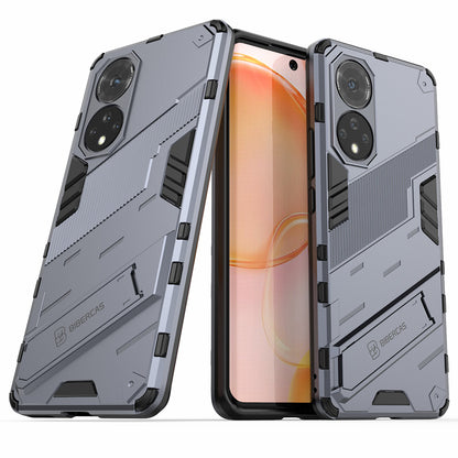 PC + TPU Hybrid Phone Case Shockproof Cover with Kickstand for Honor 50