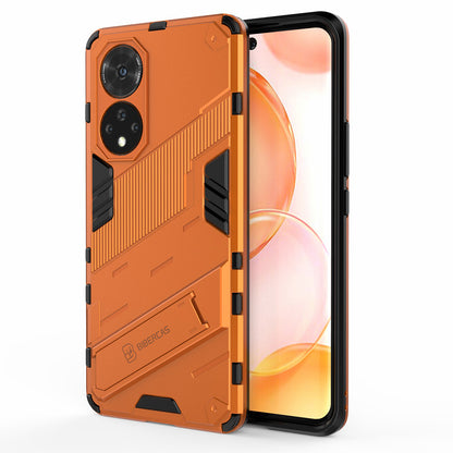 PC + TPU Hybrid Phone Case Shockproof Cover with Kickstand for Honor 50