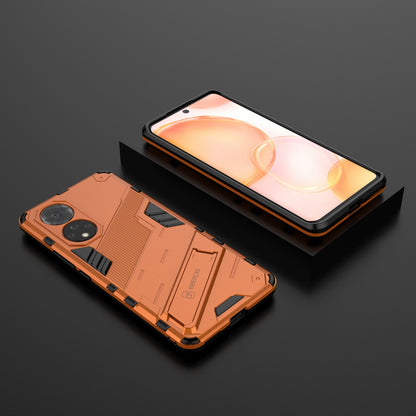 PC + TPU Hybrid Phone Case Shockproof Cover with Kickstand for Honor 50