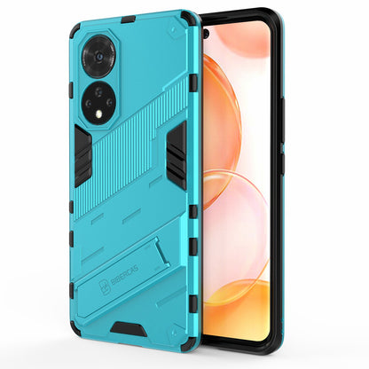 PC + TPU Hybrid Phone Case Shockproof Cover with Kickstand for Honor 50