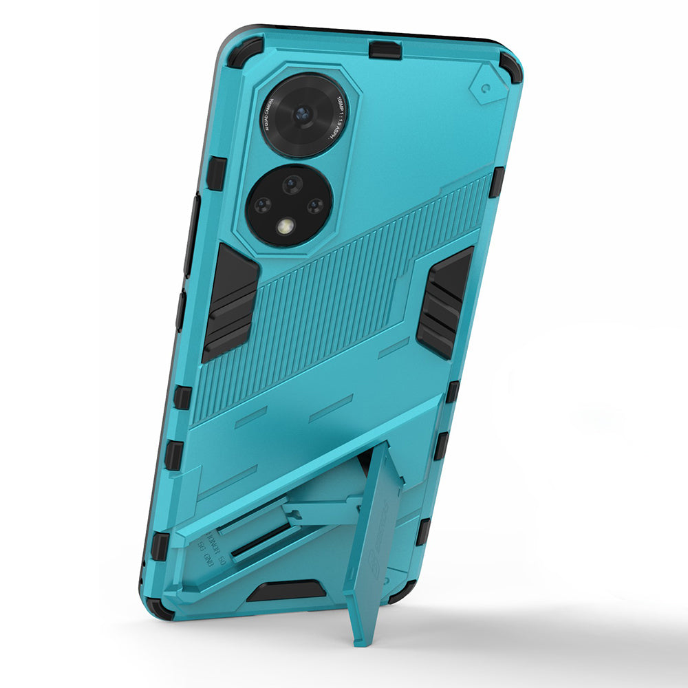 PC + TPU Hybrid Phone Case Shockproof Cover with Kickstand for Honor 50