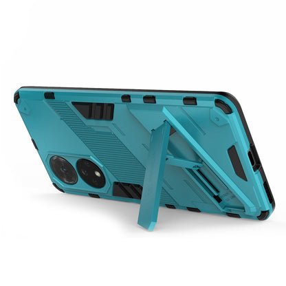 PC + TPU Hybrid Phone Case Shockproof Cover with Kickstand for Honor 50