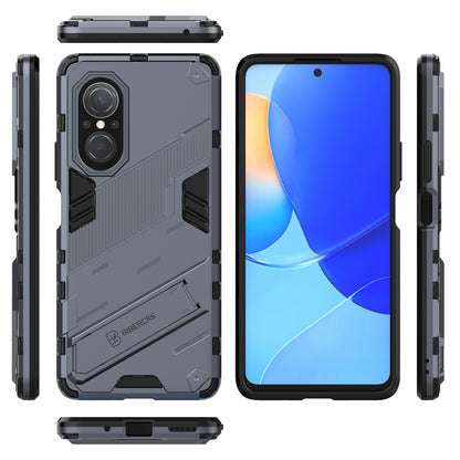PC + TPU Combo Case Kickstand Design Protective Mobile Phone Case for Honor 50 SE/Huawei nova 9 SE