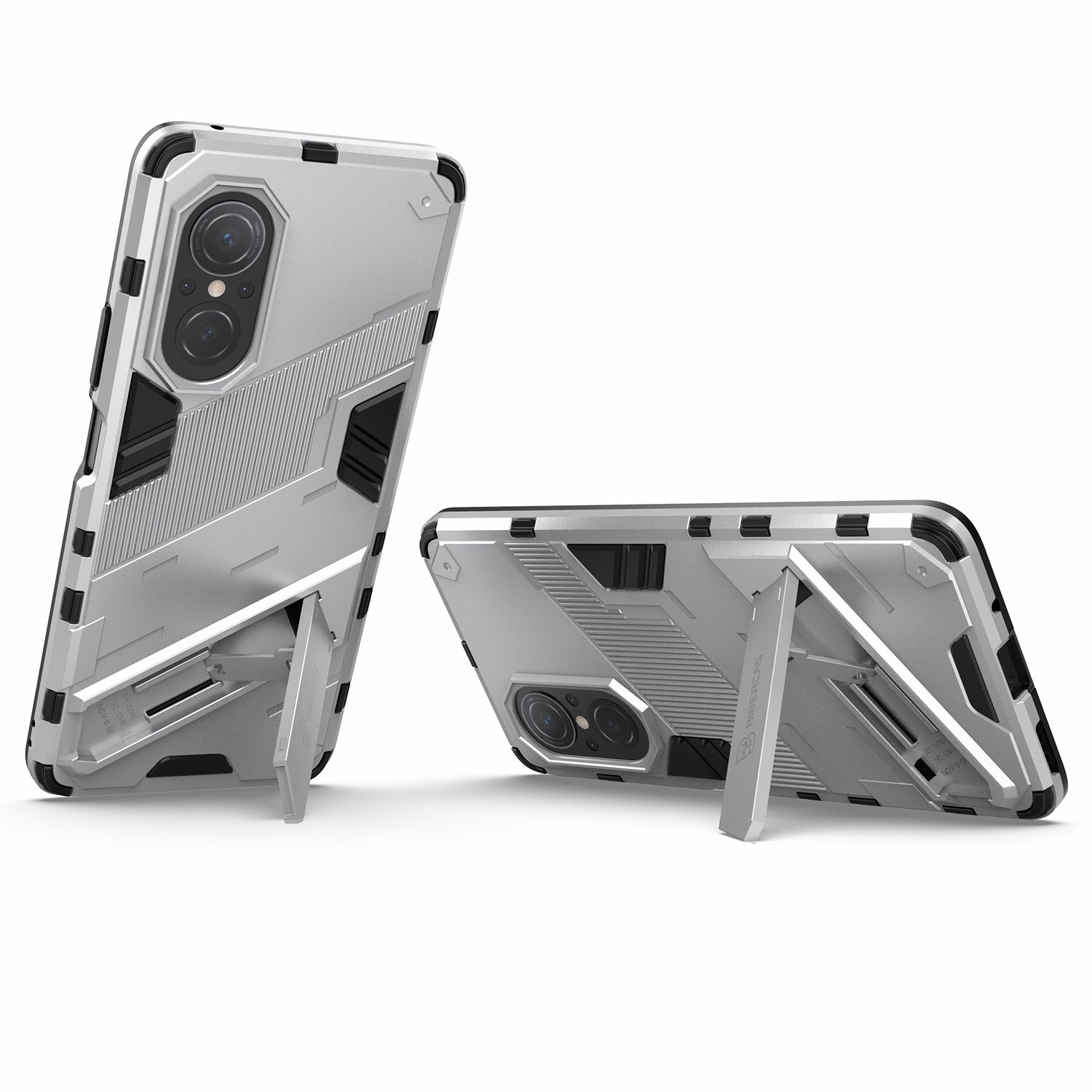 PC + TPU Combo Case Kickstand Design Protective Mobile Phone Case for Honor 50 SE/Huawei nova 9 SE
