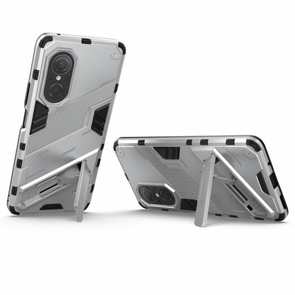 PC + TPU Combo Case Kickstand Design Protective Mobile Phone Case for Honor 50 SE/Huawei nova 9 SE