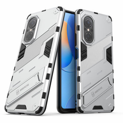 PC + TPU Combo Case Kickstand Design Protective Mobile Phone Case for Honor 50 SE/Huawei nova 9 SE