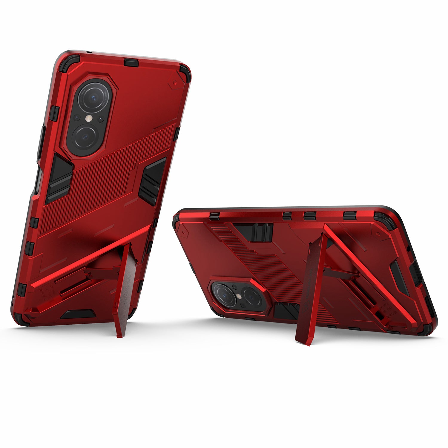 PC + TPU Combo Case Kickstand Design Protective Mobile Phone Case for Honor 50 SE/Huawei nova 9 SE
