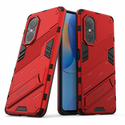 PC + TPU Combo Case Kickstand Design Protective Mobile Phone Case for Honor 50 SE/Huawei nova 9 SE