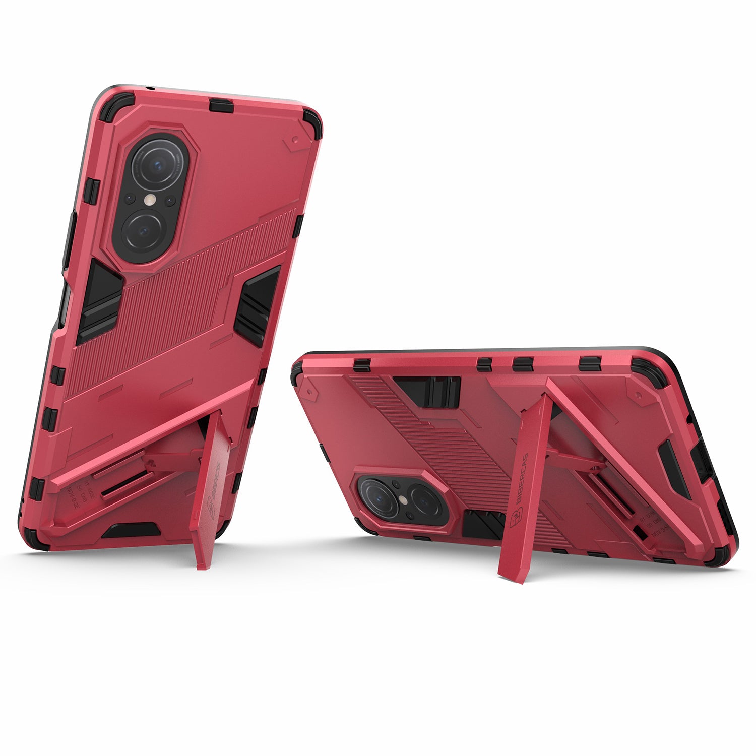 PC + TPU Combo Case Kickstand Design Protective Mobile Phone Case for Honor 50 SE/Huawei nova 9 SE