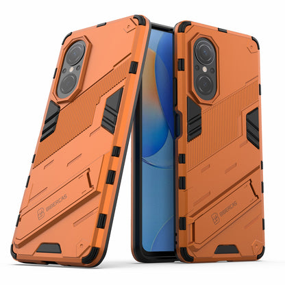 PC + TPU Combo Case Kickstand Design Protective Mobile Phone Case for Honor 50 SE/Huawei nova 9 SE