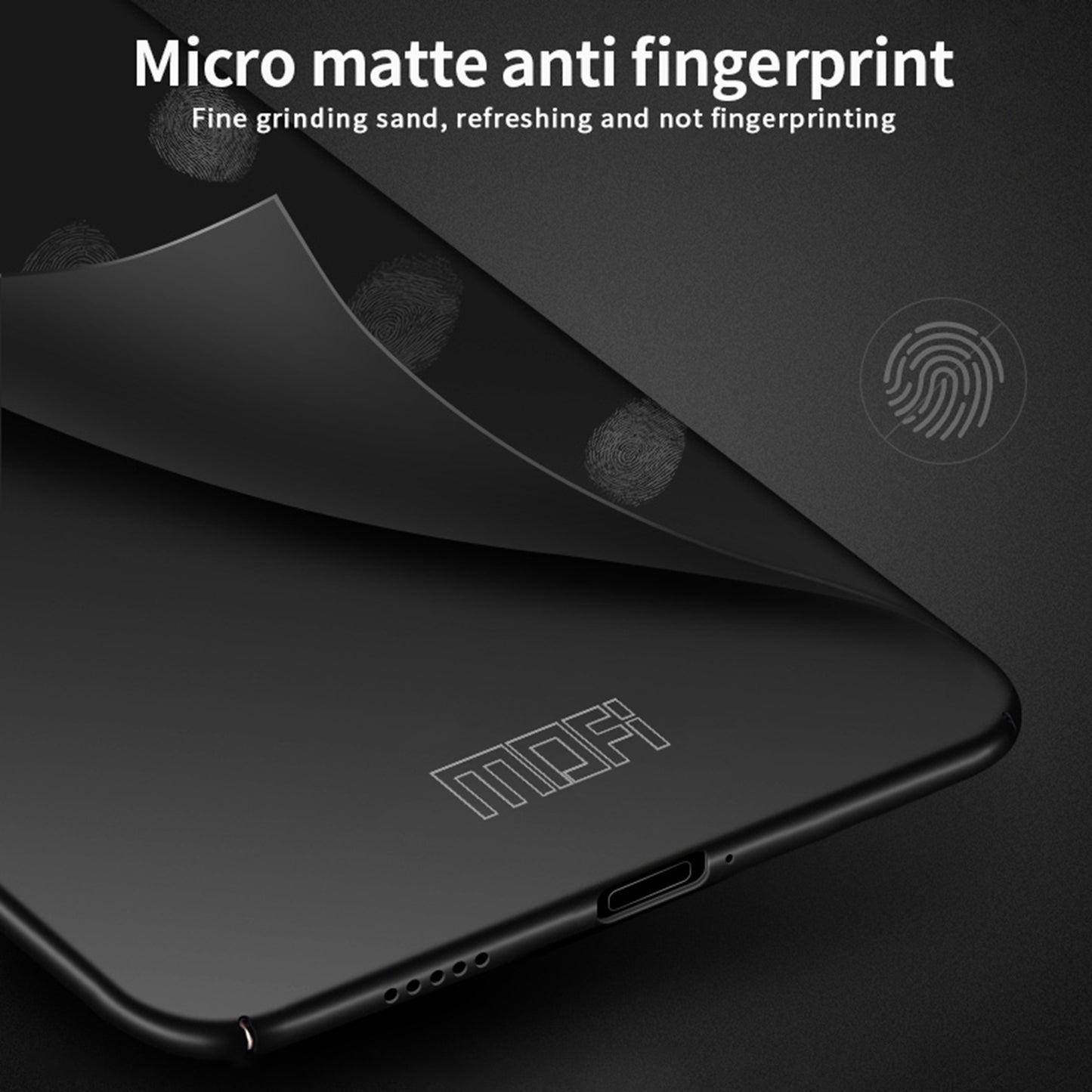 MOFI Shield Slim Frosted Finish Surface PC Phone Case Cover for Honor 50