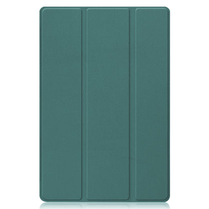 For Huawei MatePad 11 (2021) Protective Case Shockproof PU Leather Tablet Shell Three-fold Stand Cover Support Auto Wake/Sleep
