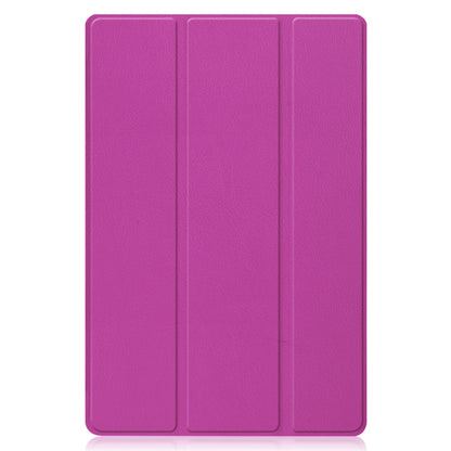 For Huawei MatePad 11 (2021) Protective Case Shockproof PU Leather Tablet Shell Three-fold Stand Cover Support Auto Wake/Sleep
