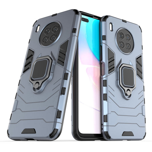 Ring Kickstand Hard PC Soft TPU Shockproof Protective Case for Huawei nova 8i (Global Version)/Honor 50 Lite