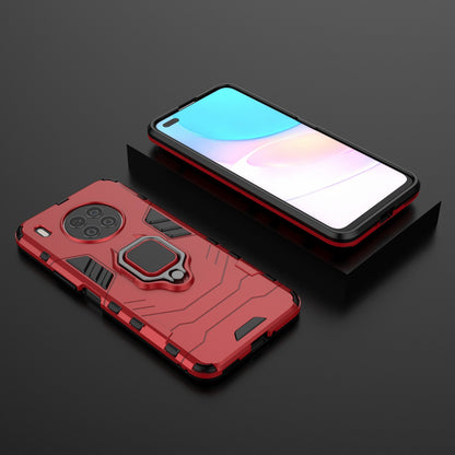 Ring Kickstand Hard PC Soft TPU Shockproof Protective Case for Huawei nova 8i (Global Version)/Honor 50 Lite