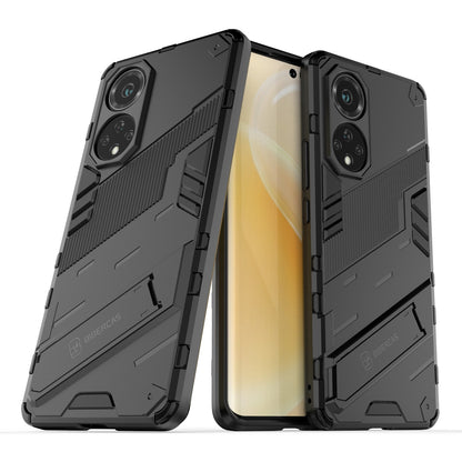 Kickstand Anti-Scratch Anti-Drop Stylish Dual Layer Hard PC Soft TPU Rugged Protective Phone Case for Huawei nova 9/ Honor 50