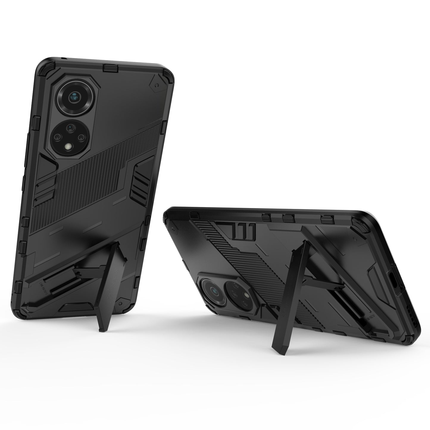 Kickstand Anti-Scratch Anti-Drop Stylish Dual Layer Hard PC Soft TPU Rugged Protective Phone Case for Huawei nova 9/ Honor 50