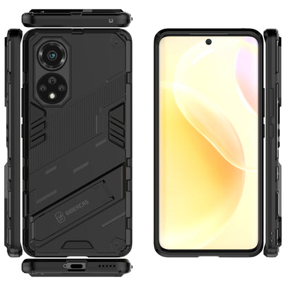 Kickstand Anti-Scratch Anti-Drop Stylish Dual Layer Hard PC Soft TPU Rugged Protective Phone Case for Huawei nova 9/ Honor 50