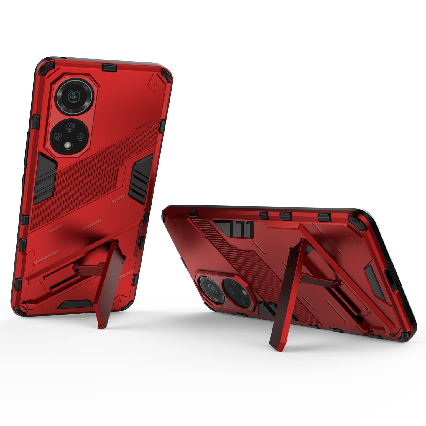 Kickstand Anti-Scratch Anti-Drop Stylish Dual Layer Hard PC Soft TPU Rugged Protective Phone Case for Huawei nova 9/ Honor 50