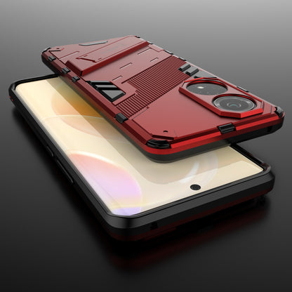 Kickstand Anti-Scratch Anti-Drop Stylish Dual Layer Hard PC Soft TPU Rugged Protective Phone Case for Huawei nova 9/ Honor 50