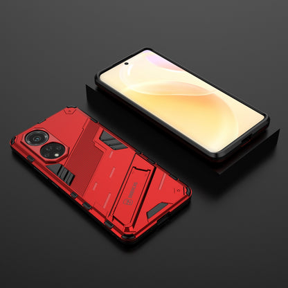 Kickstand Anti-Scratch Anti-Drop Stylish Dual Layer Hard PC Soft TPU Rugged Protective Phone Case for Huawei nova 9/ Honor 50