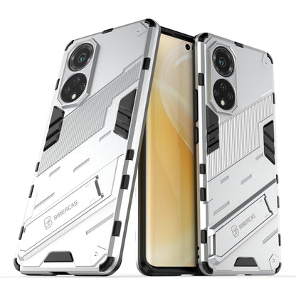Kickstand Anti-Scratch Anti-Drop Stylish Dual Layer Hard PC Soft TPU Rugged Protective Phone Case for Huawei nova 9/ Honor 50