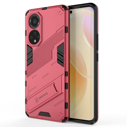 Kickstand Anti-Scratch Anti-Drop Stylish Dual Layer Hard PC Soft TPU Rugged Protective Phone Case for Huawei nova 9/ Honor 50