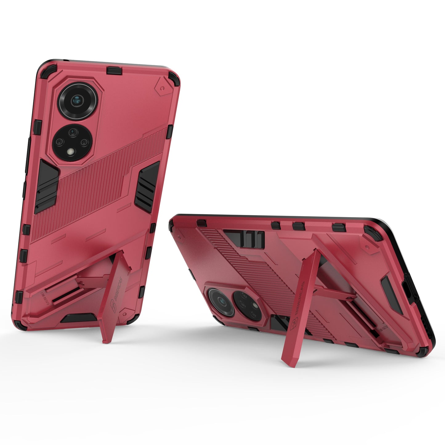 Kickstand Anti-Scratch Anti-Drop Stylish Dual Layer Hard PC Soft TPU Rugged Protective Phone Case for Huawei nova 9/ Honor 50