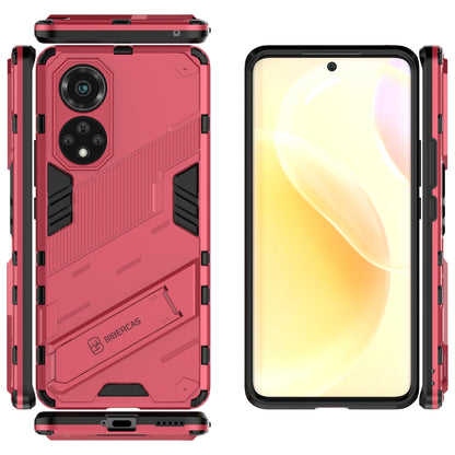Kickstand Anti-Scratch Anti-Drop Stylish Dual Layer Hard PC Soft TPU Rugged Protective Phone Case for Huawei nova 9/ Honor 50
