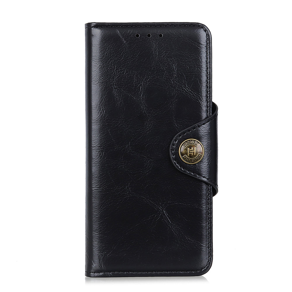 KHAZNEH Shock Resistant Magnetic Clasp Closure PU Leather Phone Cover Shell with Stand Wallet for Honor 50
