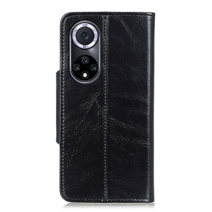 KHAZNEH Shock Resistant Magnetic Clasp Closure PU Leather Phone Cover Shell with Stand Wallet for Honor 50