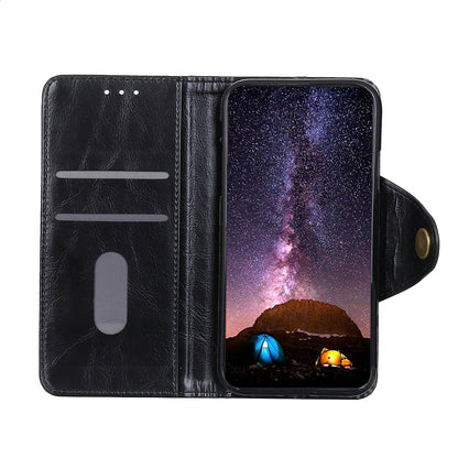 KHAZNEH Shock Resistant Magnetic Clasp Closure PU Leather Phone Cover Shell with Stand Wallet for Honor 50