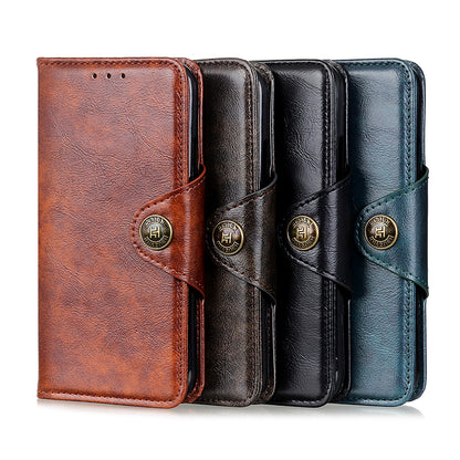 KHAZNEH Shock Resistant Magnetic Clasp Closure PU Leather Phone Cover Shell with Stand Wallet for Honor 50