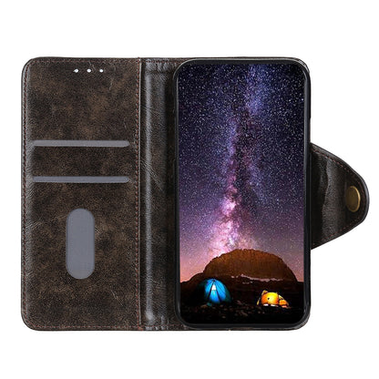 KHAZNEH Shock Resistant Magnetic Clasp Closure PU Leather Phone Cover Shell with Stand Wallet for Honor 50