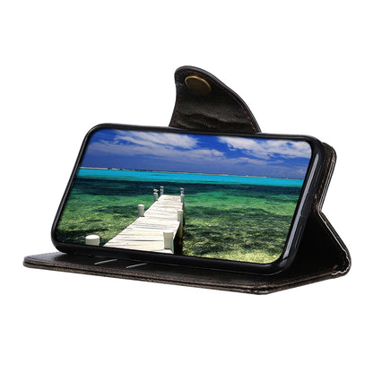KHAZNEH Shock Resistant Magnetic Clasp Closure PU Leather Phone Cover Shell with Stand Wallet for Honor 50
