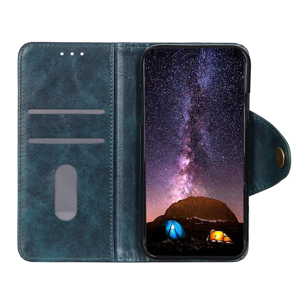 KHAZNEH Shock Resistant Magnetic Clasp Closure PU Leather Phone Cover Shell with Stand Wallet for Honor 50