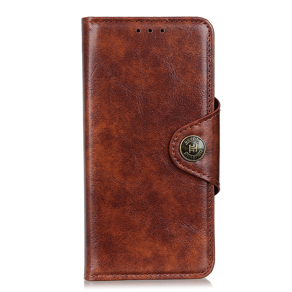 KHAZNEH Shock Resistant Magnetic Clasp Closure PU Leather Phone Cover Shell with Stand Wallet for Honor 50