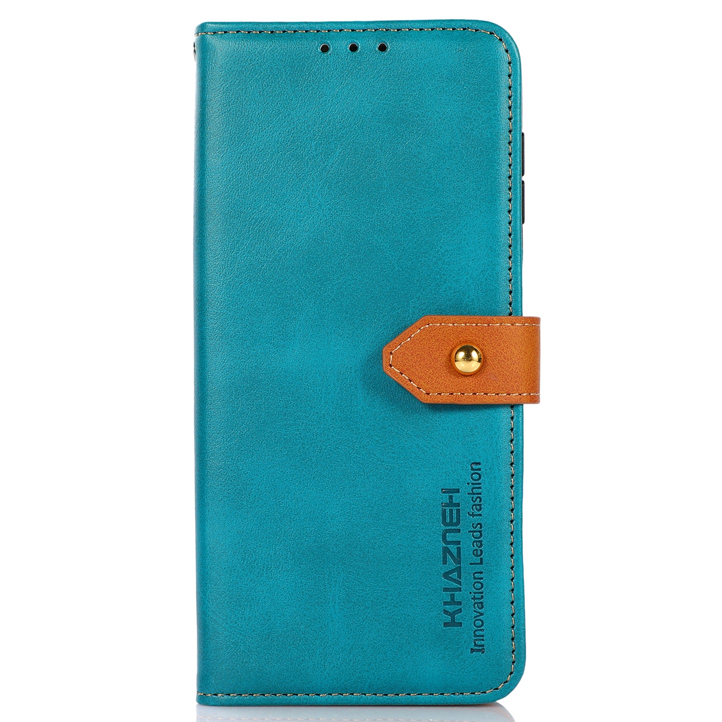 KHAZNEH Wallet Stand Magnetic Golden Clasp Shock Absorption Leather Cover Case for Honor 50