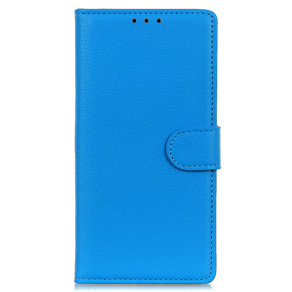 Litchi Texture Scratch Resistant Shock-absorption PU Leather Stand Wallet Phone Case Cover for Honor 50