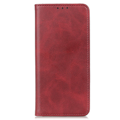 Magnetic Auto-absorbed Phone Case Shockproof Stand Split Leather Wallet Flip Phone Protective Cover for Honor 50