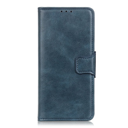 Crazy Horse Texture Magnetic Closure Leather Case Phone Cover with Stand Wallet for Honor 50