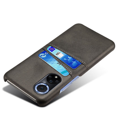 KSQ Quality PU Leather and Hard PC Phone Case Phone Cover with Dual Card Slots for Huawei nova 9 Pro / Honor 50 Pro
