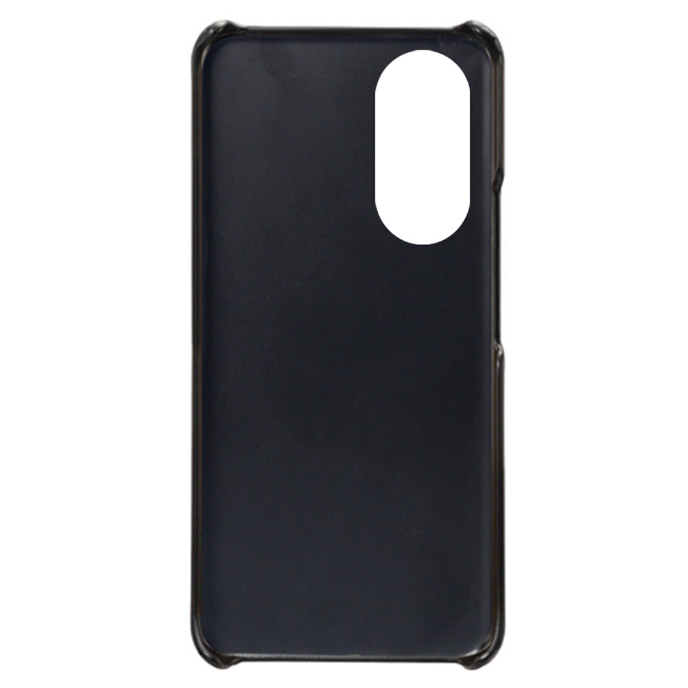 KSQ Quality PU Leather and Hard PC Phone Case Phone Cover with Dual Card Slots for Huawei nova 9 Pro / Honor 50 Pro