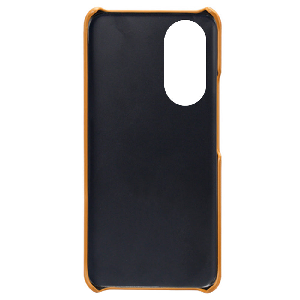 KSQ Quality PU Leather and Hard PC Phone Case Phone Cover with Dual Card Slots for Huawei nova 9 Pro / Honor 50 Pro