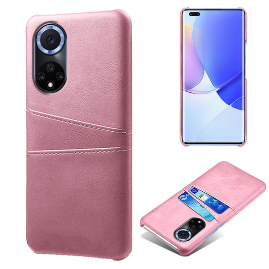 KSQ Quality PU Leather and Hard PC Phone Case Phone Cover with Dual Card Slots for Huawei nova 9 Pro / Honor 50 Pro